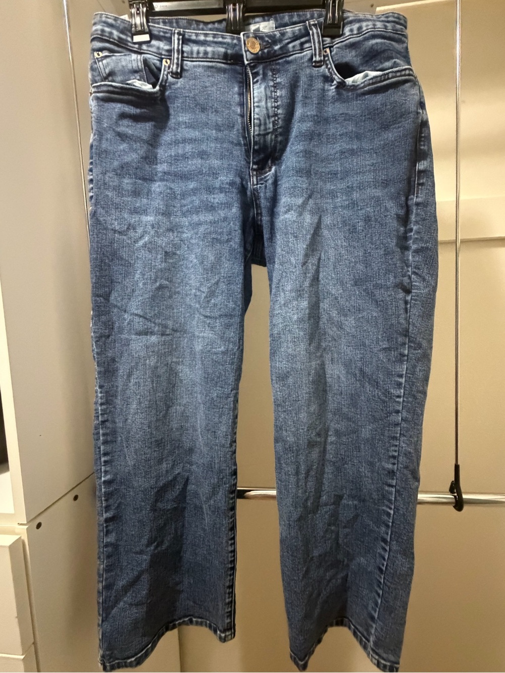 STS Blue Women’s Straight-Leg Denim Jeans in Medium Blue